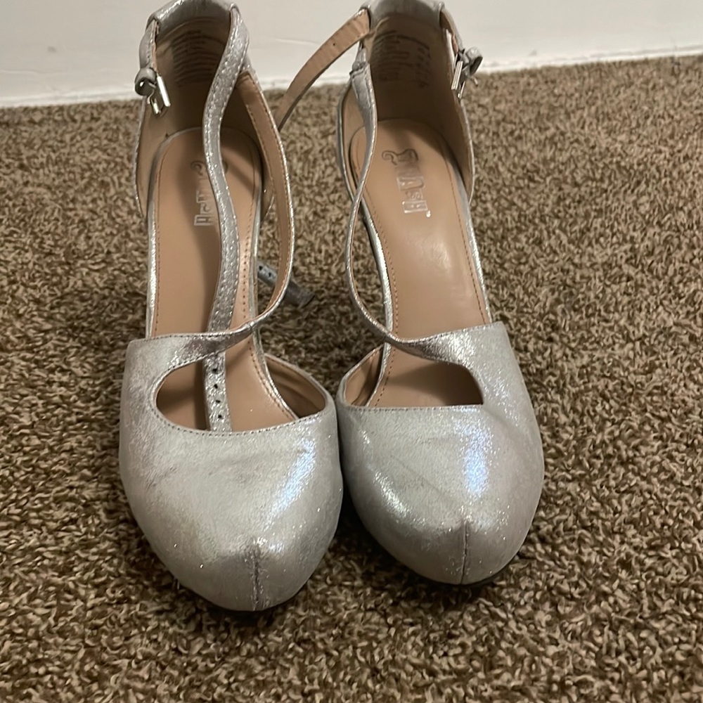 Silver heels
